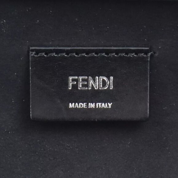 Auth FENDI Large Suitcase Boston bag black leather - Picture 15 of 15